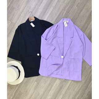 Áo khoác blazer nữ tay lỡ