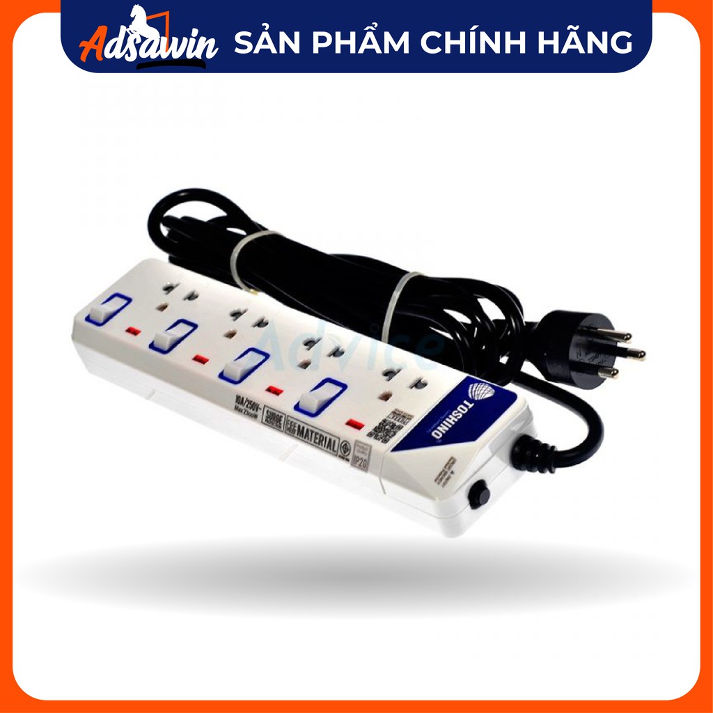 Chống Sét-Ổ cắm cao cấp chống sét,chống cháy cao cấp Toshino ET915