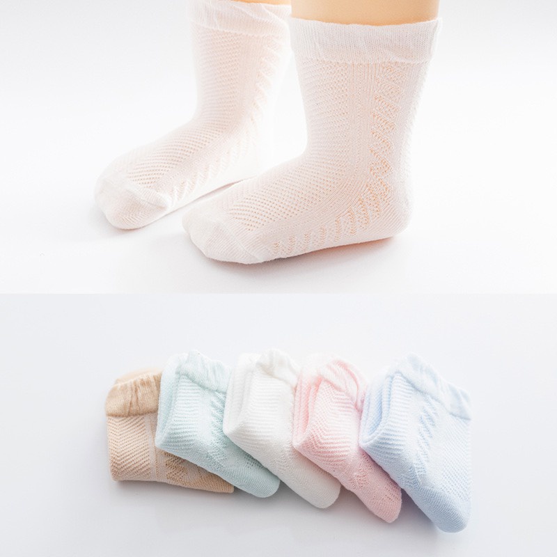 Sét 5 đôi tất lưới cho bé từ sơ sinh đến 3 tuổi