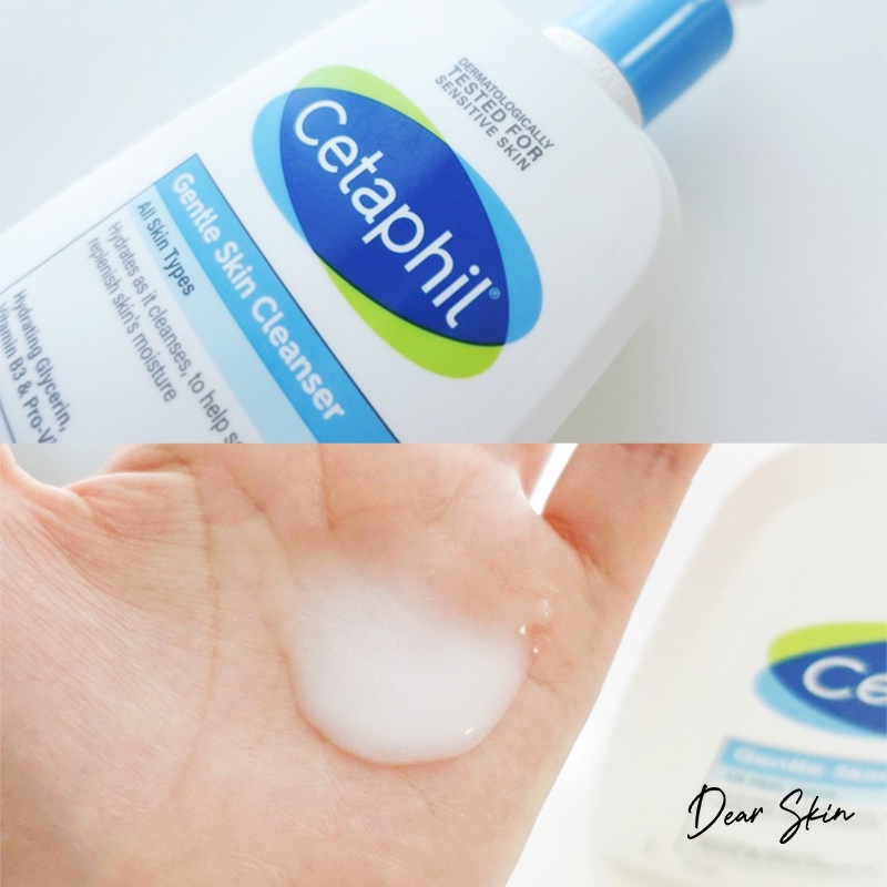 Sữa Rửa Mặt Cetaphil Gentle Skin Cleanser 125ml 250ml 500ml - srm cetaphil dịu nhẹ dành cho da dầu da mụn