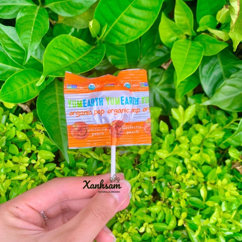 Kẹo Mút Hữu Cơ Yumearth - XanhSam