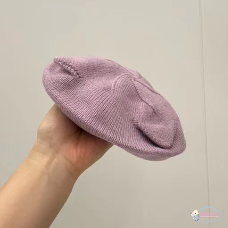 Mũ Nồi Dệt Kim Co Giãn Màu Sắc Xinh Xắn Cho Bé