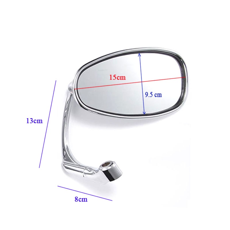 Kính Chiếc Hậu [ Quả Bơ ] Gắn Chân Gương Xe Máy [ Giá 1 Chiếc ]