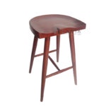 Ghế quầy bar gỗ cao 75cm chân cố định CB Nemo-75W