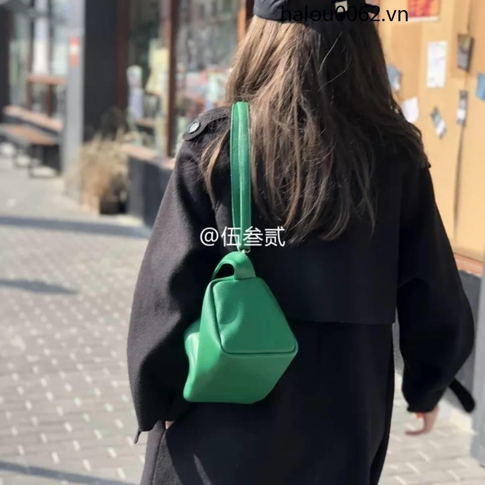 Túi Đeo Vai mini Màu Xanh Lá/Xanh Lá Phong Cách Hàn Quốc Thời Trang