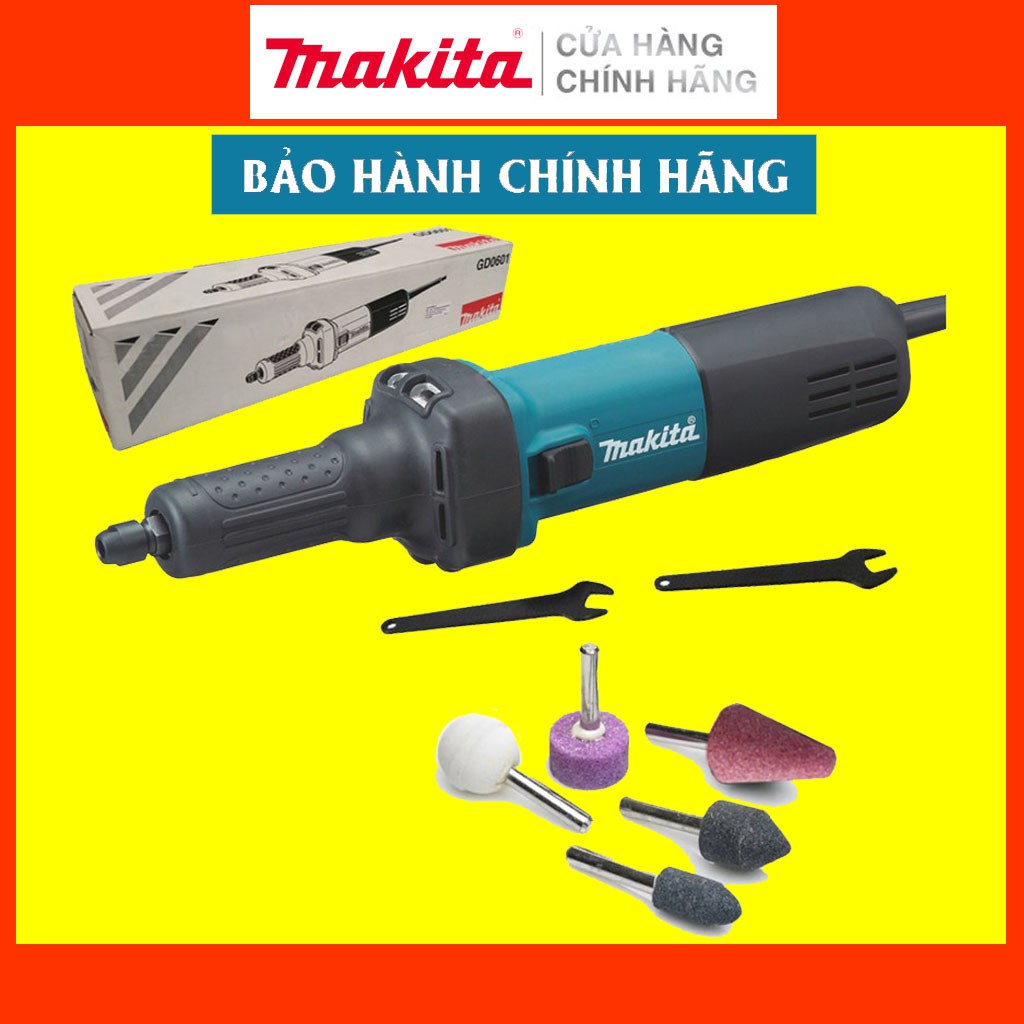 [Chính Hãng] Máy Mài Thẳng Makita GD0601 (6MM-400W), Giá Đại Lý Cấp 1, Bảo Hành Tại Các TTBH Toàn Quốc