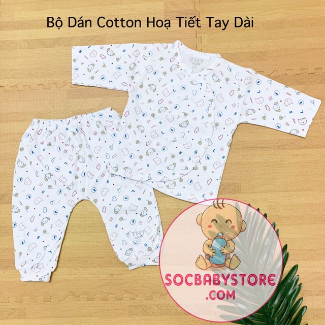 Bộ dán dài cotton cao cấp