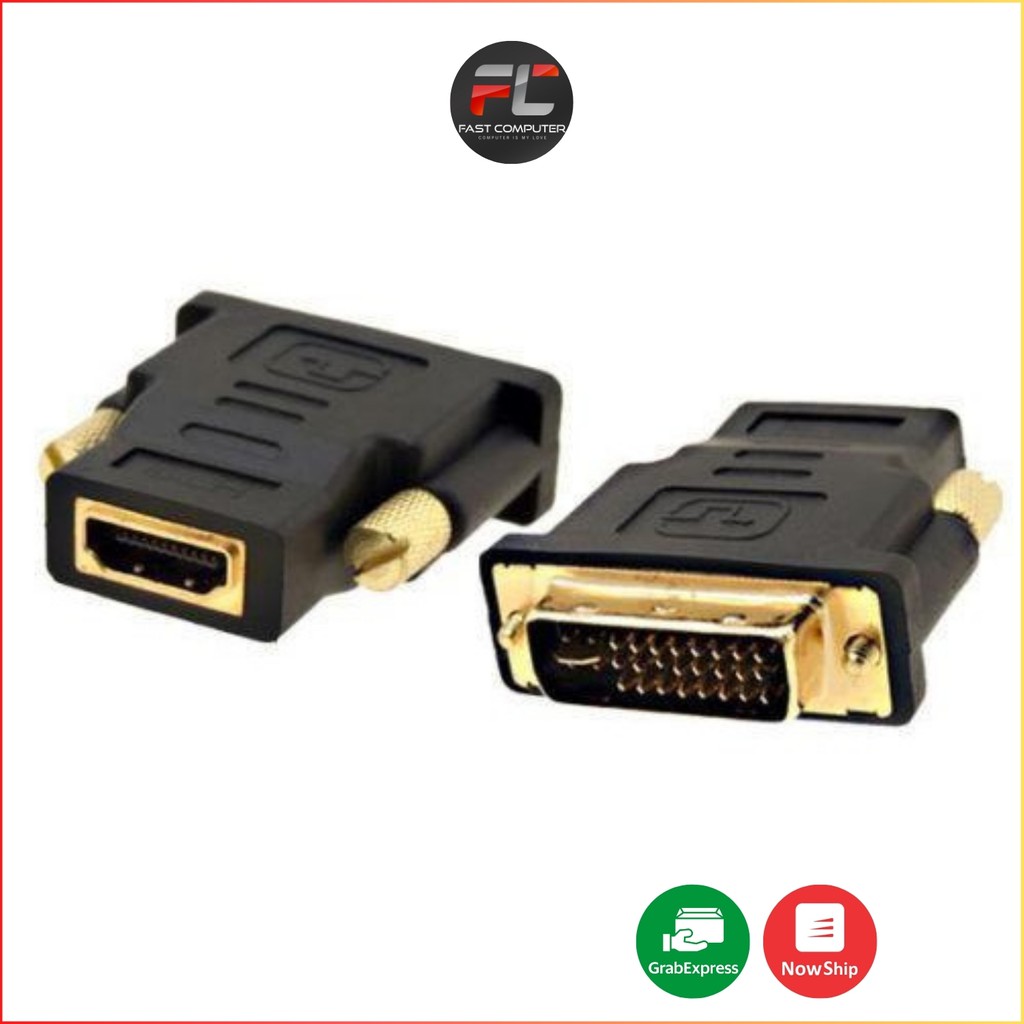 Đầu chuyển đổi DVI sang HDMI (24+1, 24+5) hai chiều