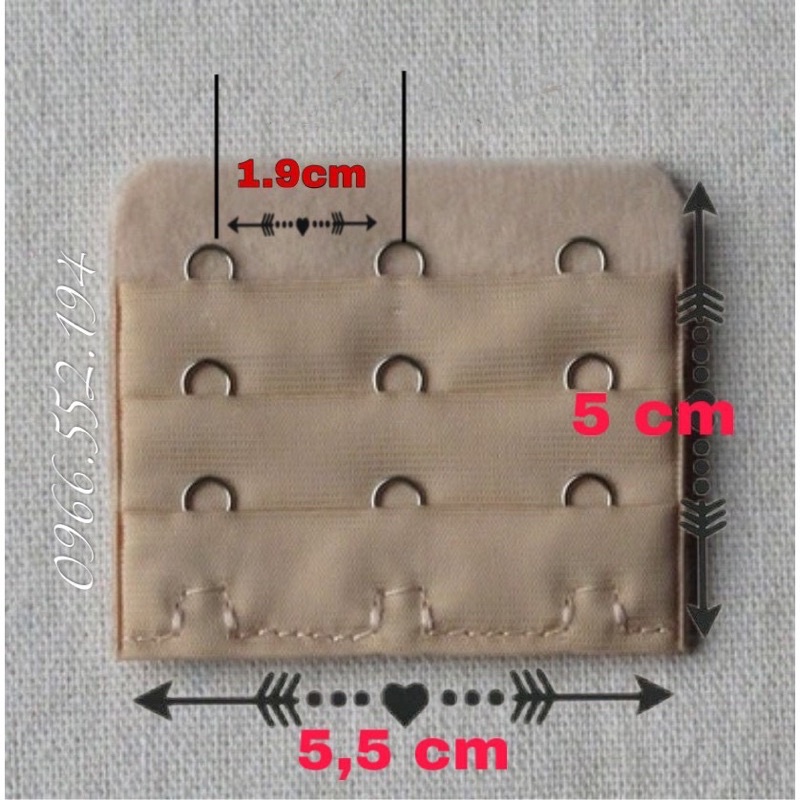 Móc nối áo ngực 3 lớp