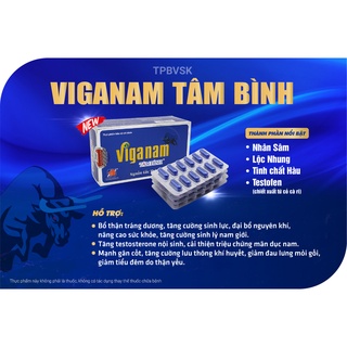 Viganam tâm bình – hỗ trợ bổ thận tráng dương, đại bổ nguyên khí, giảm tiểu đêm do thận yếu
