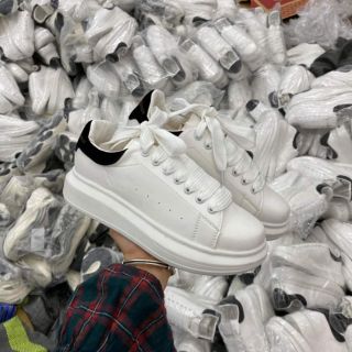 [Hàng sẵn + Full box] Giày Sneaker Trắng gót đen