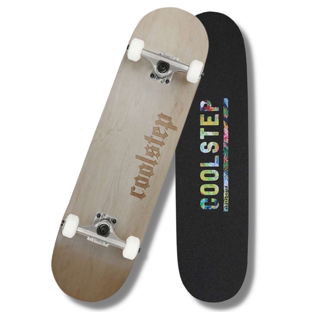 Ván Trượt Skateboard [Cougar Skateboard Coolstep Super 1500] - Mặt Nhám Chống Trơn Trượt Siêu Tốt, In Hình Độc Đáoo Cấp