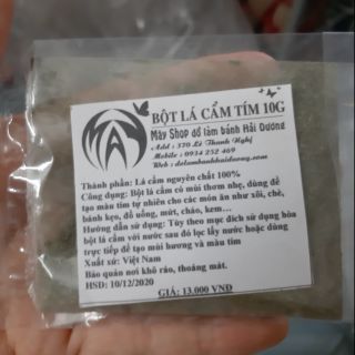 Bột lá cẩm tím