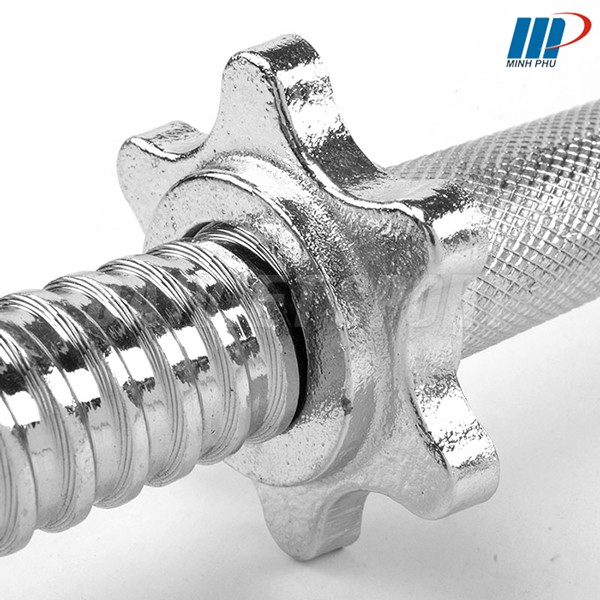 Đòn tạ tay 35cm mạ inox ✅ Dụng cụ tập tay giá rẻ chất lượng cao