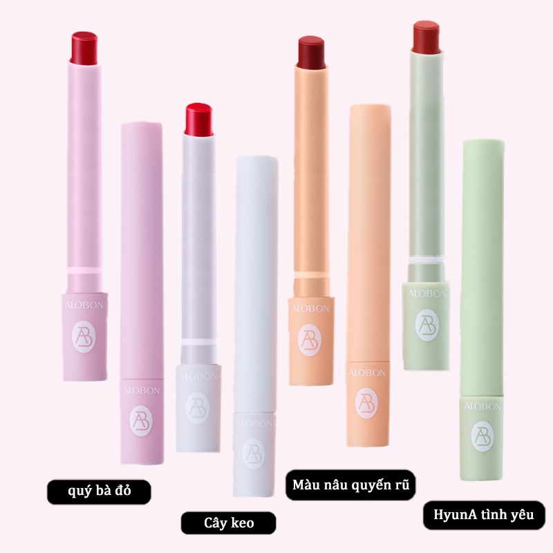 Son lì,lâu trôi chống nước,son velvet,Mini chính hãng cao cấp,Set 4 thỏi lipstick dưỡng ẩm 1.2g*4 DS832