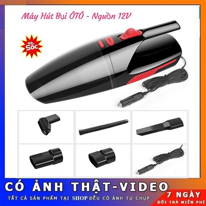 [ HÀNG LOẠI 1 ] Máy Hút Bụi Cầm Tay Mini Có Dây Đầu Cắm Tẩu 12V Cao Cấp | Bảo Hành 1 Năm | 1 Đổi 1 Trong 30 Ngày