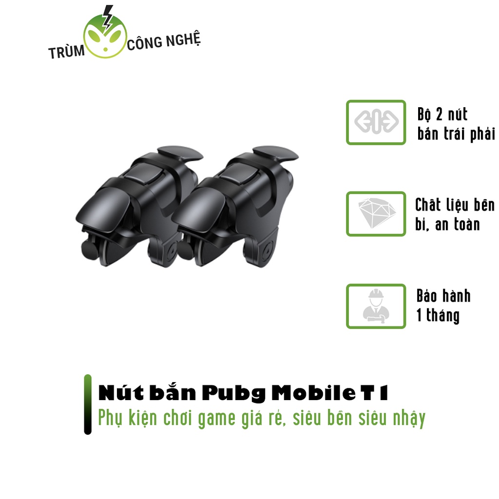 [HOT] Nút bắn Pubg Mobile T1 Siêu bền, Siêu nhậy | Phụ kiện chơi game Mobile