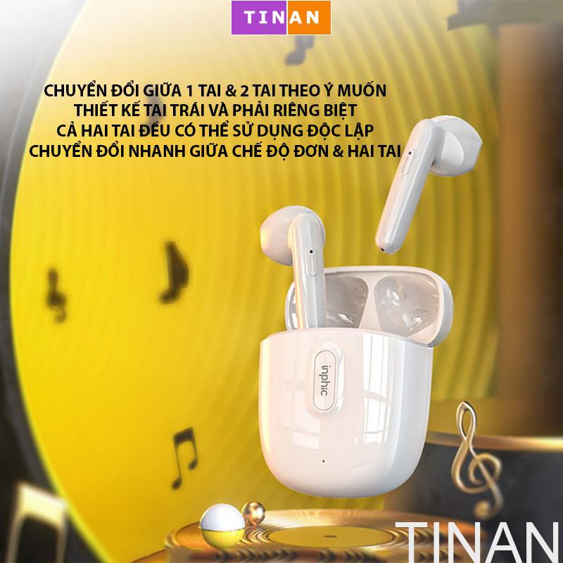 Tai Nghe Không Dây Bluetooth INPHIC i12 cho Smartphone, Android, iP, Máy tính bảng, Laptop