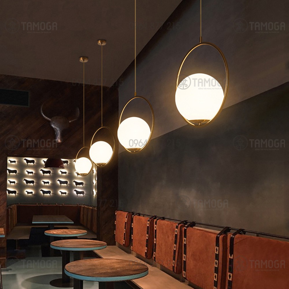 Đèn thả, đèn thả trang trí bàn ăn, quán cafe DT 5009