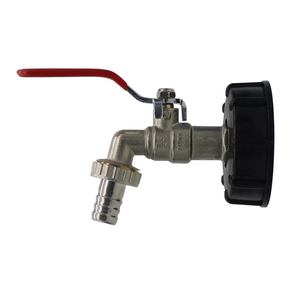 Bộ vòi nước bằng nhựa / sắt 1/2" kèm van dẫn nước và băng keo S60X6 IBC