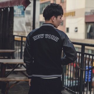 { Mẫu Mới } Áo Bomber Siêu Hot Jacket Nam Nữ Phối Họa Tiết Thêu - Áo Bóng Chày Unisex Nam Nữ (Ảnh Thật/Có sẵn)