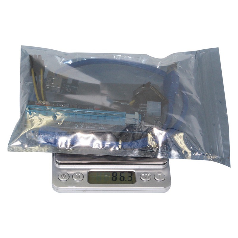 Cáp Chuyển Đổi Pci-E Riser Card Pci Express 1x Sang 16x 30cm Usb 3.0 Sata Sang 4pin + 6pin Cho Máy Đào Bitcoin | BigBuy360 - bigbuy360.vn