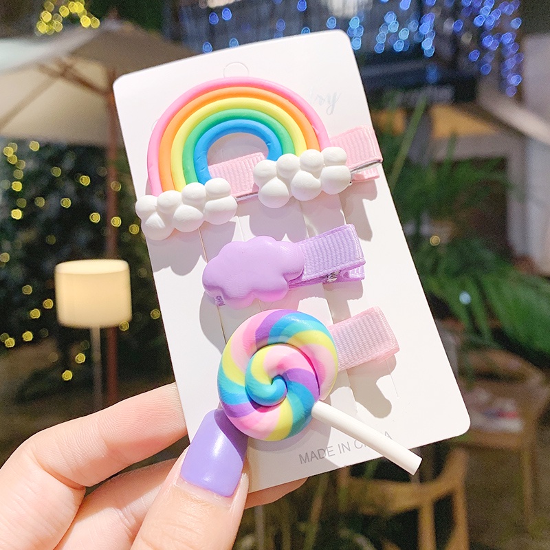 Kẹp Tóc Thiết Kế Mới Thời Trang Theo Phong Cách Hàn Quốc Cho Bé