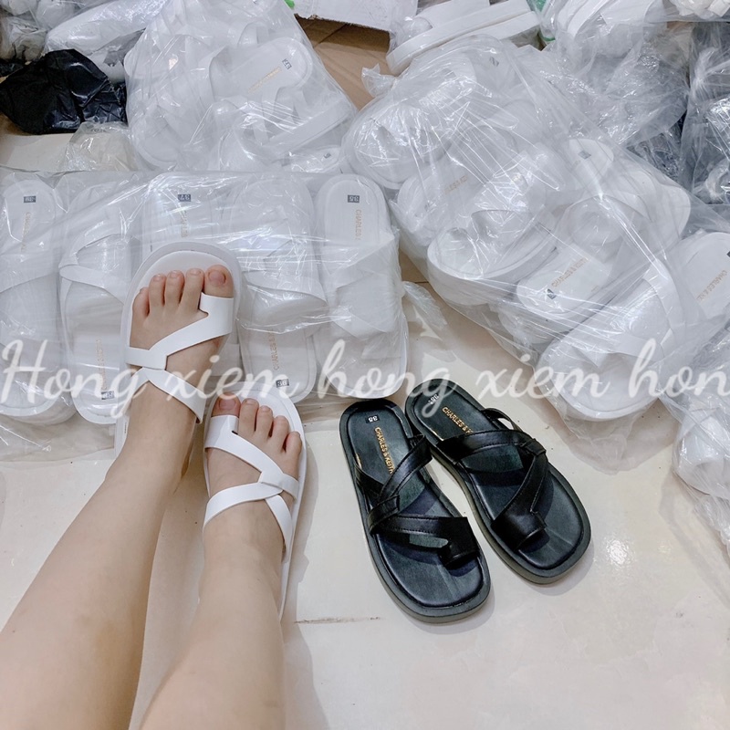 Dép đế bằng kiểu dáng thời trang phong cách ulzzang cá tính dành cho nữ