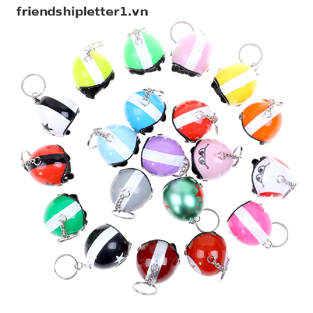 Móc Khóa Mũ Bảo Hiểm Xe Máy Dễ Thương