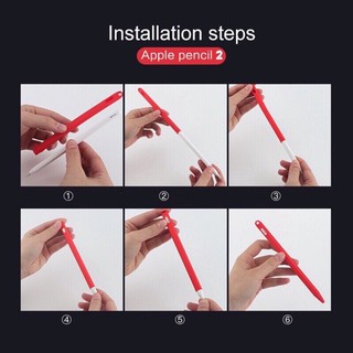Ốp silicon bảo vệ apple pencil 2 thân nhám