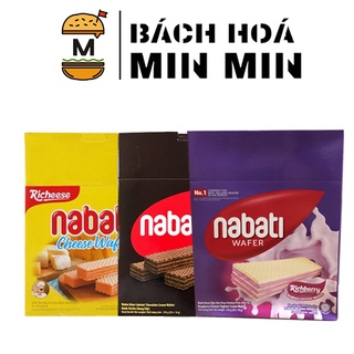 Bánh Nabati vị Phô Mai, vị Chocolate Cream, vị Sữa Chua Phúc Bồn Tử dạng xốp hộp 320g