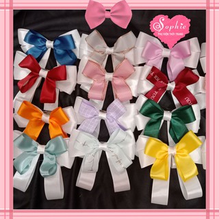 🎀 Kẹp nơ mẫu ngắn nhiều màu Sophie Store shop chuyên sỉ lẻ kẹp nơ