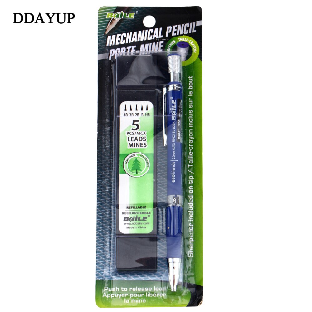 Ngòi bút chì bấm 2B 2mm chất lượng cao