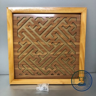 Tấm chống ám khói 3 lớp khung gỗ sồi vàng
