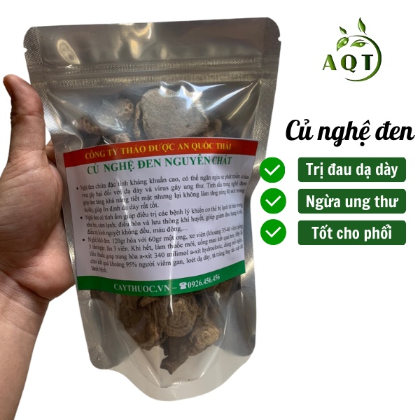 1KG Nghệ Đen Khô Thái Lát [NGUYÊN CHẤT], Củ Nghệ Đen Phòng Ung Thư, Hỗ Trợ Viêm Loét Dạ Dày