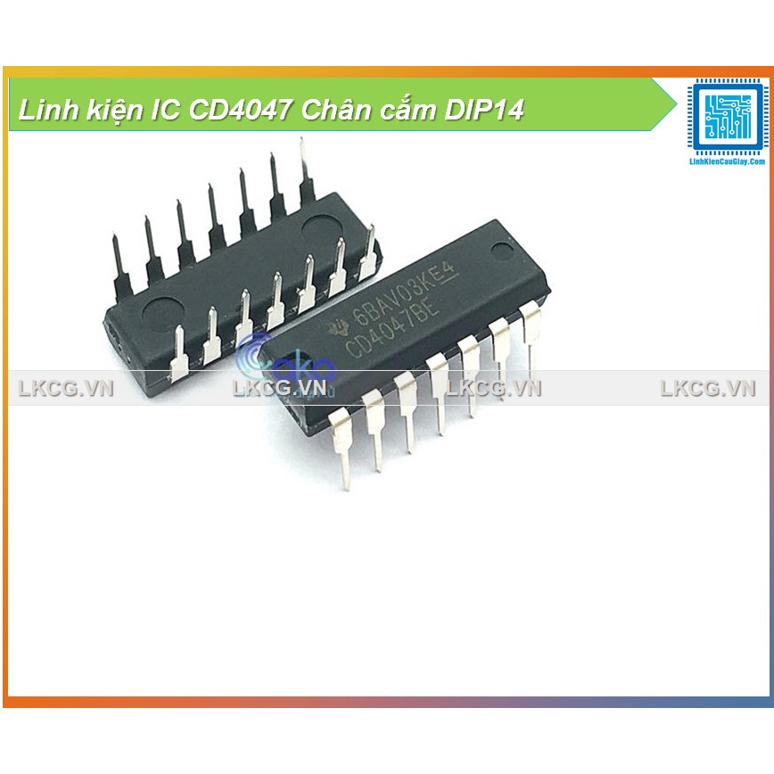Linh kiện IC CD4047 Chân cắm DIP14