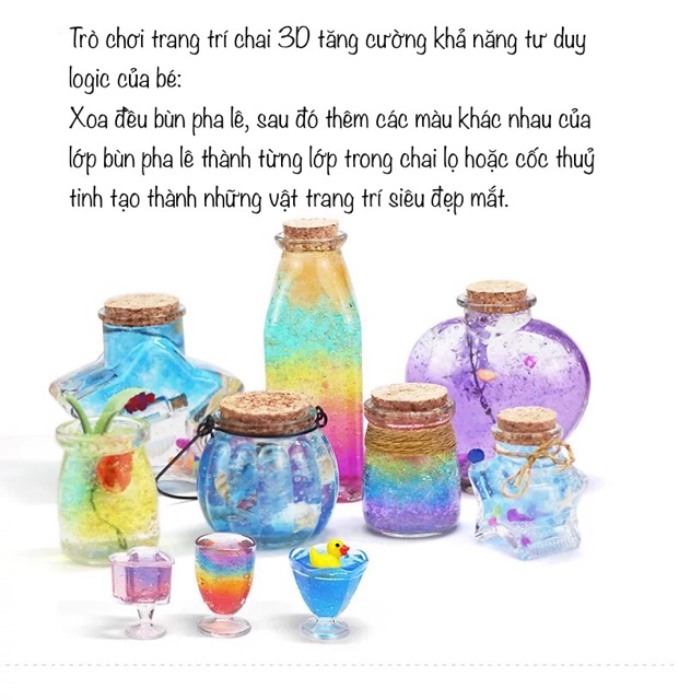 BỘ KHUÔN CHƠI SLIME 30 HŨ + 100 CHI TIẾT TRANG TRÍ