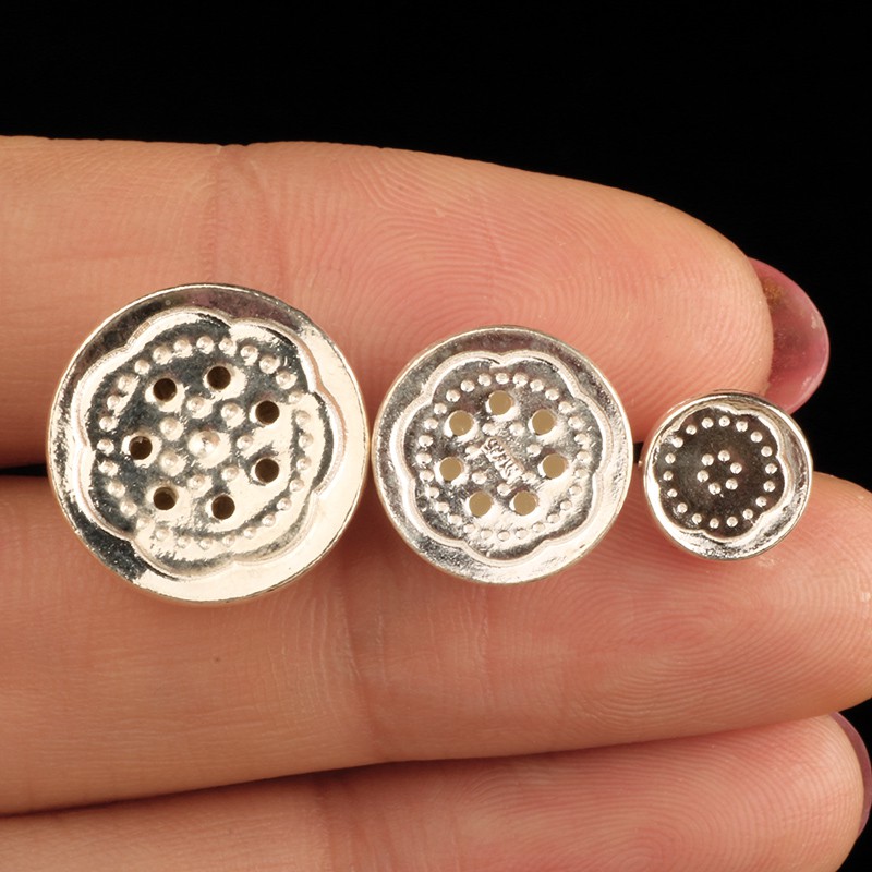 Charm bạc móc treo đài hoa sen - Charm Bạc 925 - Mã CB370