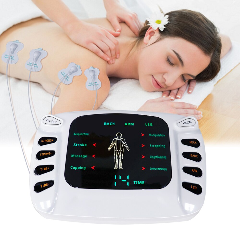 Máy Massage Xung Điện, Máy Mát Xa Xung Điện Trị Liệu 4 Miếng Dán SYK-308B, YTK-309B
