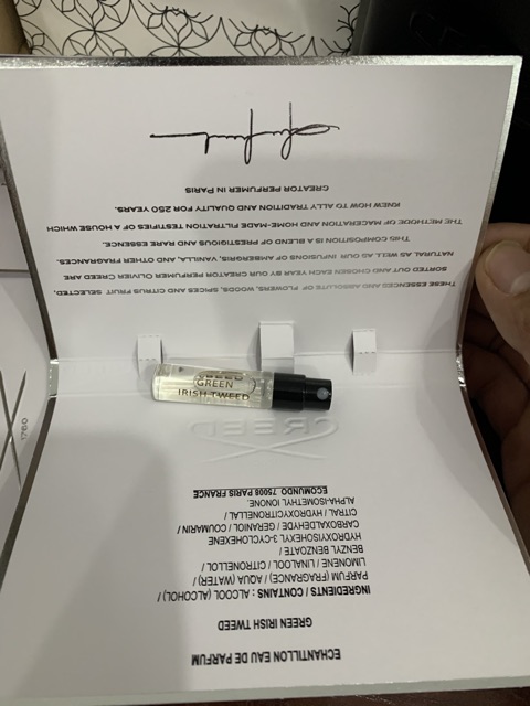 Nước hoa vials creed green irish tweed edp 2ml | Thế Giới Skin Care