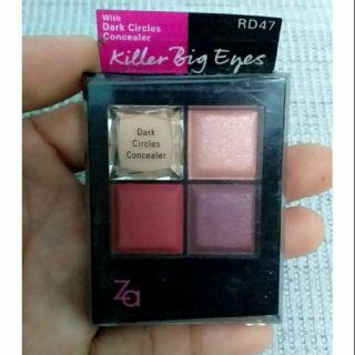 Hàng chuẩn cty (300000đ giảm còn 130k hsd 2021)PHẤN MẮT ZA RD 47 - 3 MÀU KẾT HỢP CHE KHUYẾT ĐIỂM VÙNG MẮT