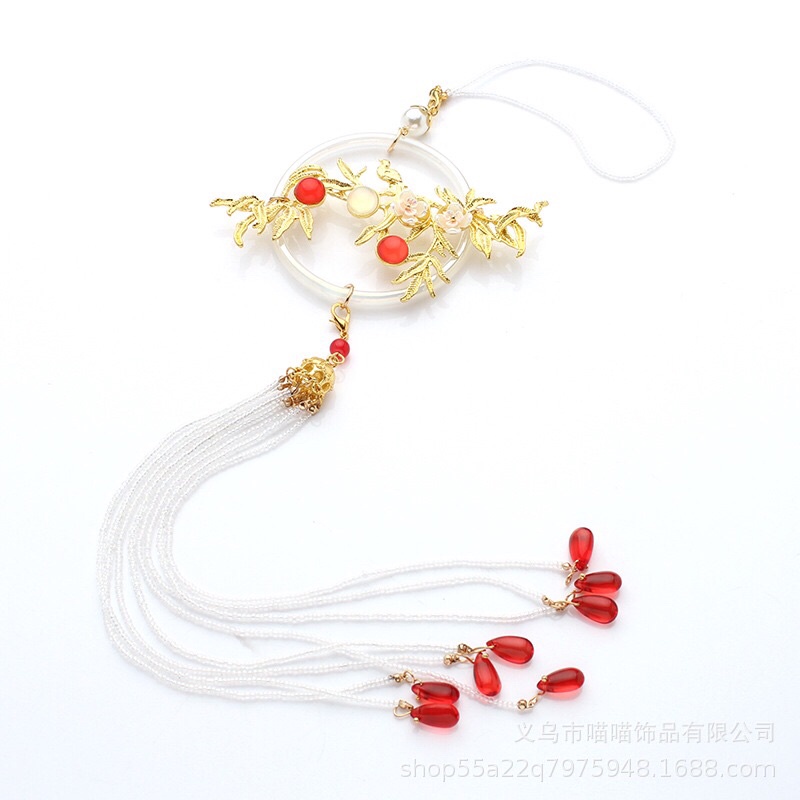Chuỗi hạt đeo hông kiểu cổ trang