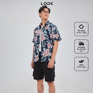 Áo sơ mi họa tiết hoa đi biển đi chơi LOOK FLORAL SHIRT V2