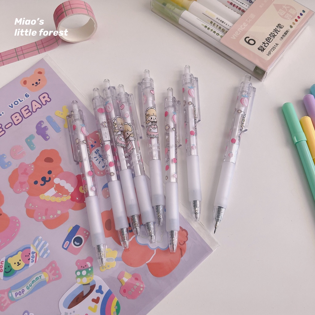 Bút cắt washi dạng bấm MIAO'S LITTLE FOREST dao trổ dạng bút cắt sticker băng dính tiện lợi MOT2216