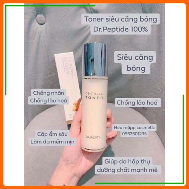 Nước Thần Siêu Căng Bóng Centella Toner - Dr.Pepti