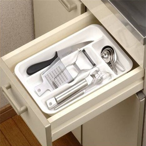 KHAY ĐỰNG ĐŨA MUỖNG, DAO, KÉO CHIA 4 NGĂN - NỘI ĐỊA NHẬT BẢN