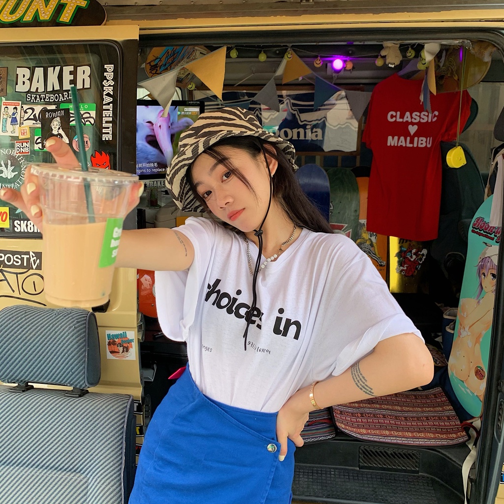 Áo thun nữ dáng dài rộng thời trang phong cách hàn quốc cho nữ