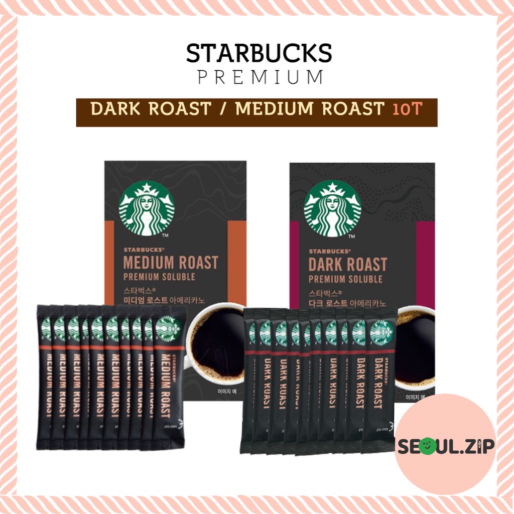 Starbucks Que Cà Phê Đen 10T Chất Lượng Cao,  Cà phê que Hàn Quốc