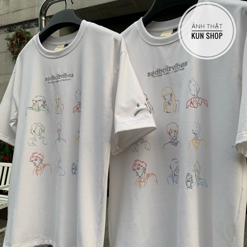 Áo thun unisex sadboiz sadboizvibes toss tee áo thun tay lỡ nam nữ sad boiz toss hình thêu full tag | BigBuy360 - bigbuy360.vn