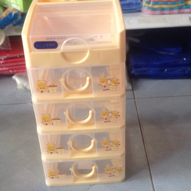 tủ nhựa 5ngăn mini 15cmx19cmx32cm
